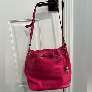 Michael Kors Pink Leather Shoulder Bag